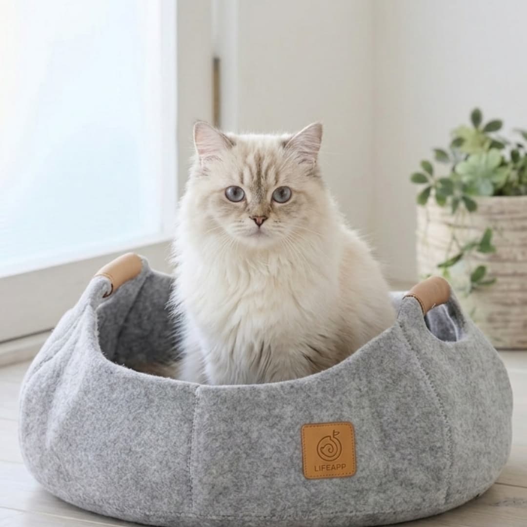 HIDAMARI™フェルトキャットベッド