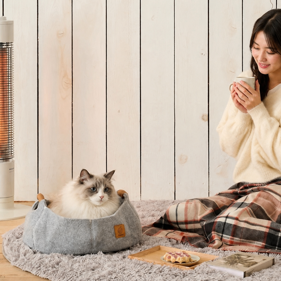 HIDAMARI™フェルトキャットベッド